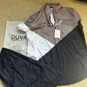 Duval North America Two-Tone Shirt and Shorts Set